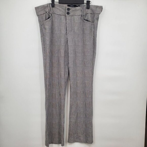 Torrid Trouser Boot Studio Double Knit High Rise Pants Plus Knit Plaid 18 Womens - Picture 4 of 14